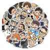 10 30 40Pcs Anime Haikyuu Stickers Cute Cartoon for Laptop Phone Guitar Diary Car Notebook Scrapbook 1 - Haikyuu Store