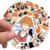 10 30 50Pcs Japanese Haikyuu Anime Stickers Sticker Volleyball Decal Laptop Luggage Guitar Suitcase Phone Stickers 4 - Haikyuu Store