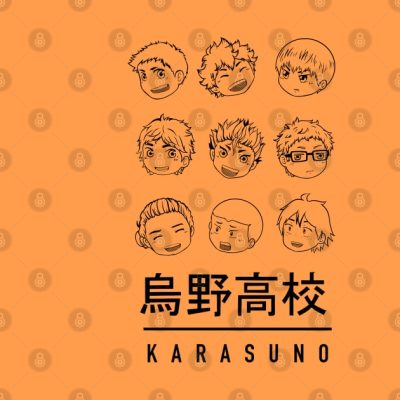 Karasuno Boys In Black Throw Pillow Official Haikyuu Merch