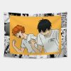 Hinata And Kageyama V3 W Back Design Tapestry Official Haikyuu Merch