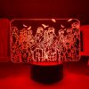 3D Lamp Haikyuu Karasuno Team Led Night Light Lamp for Bedroom Decor Nightlight Kids Child Birthday 2 - Haikyuu Store