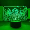 3D Lamp Haikyuu Karasuno Team Led Night Light Lamp for Bedroom Decor Nightlight Kids Child Birthday 5 - Haikyuu Store