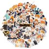 50PCS Anime Haikyuu Stickers Pack For DIY Laptop Phone Guitar Suitcase Skateboard PS4 Toy Volleyball Teenager 1 - Haikyuu Store