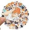 50PCS Anime Haikyuu Stickers Pack For DIY Laptop Phone Guitar Suitcase Skateboard PS4 Toy Volleyball Teenager 2 - Haikyuu Store