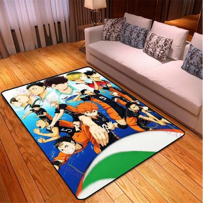 Haikyuu Juvenile Anime Carpet Anti Skid Area Floor Mat 3D Rug Non slip Mat Dining Room 11 - Haikyuu Store
