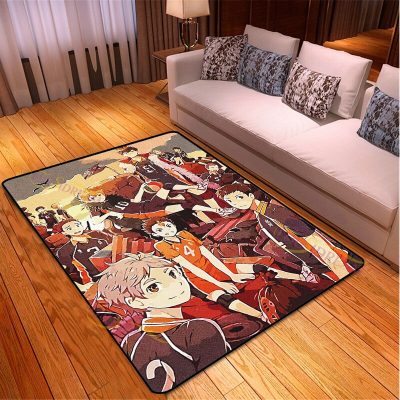 Haikyuu Juvenile Anime Carpet Anti Skid Area Floor Mat 3D Rug Non slip Mat Dining Room 8 - Haikyuu Store