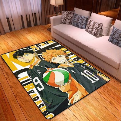 Haikyuu Juvenile Anime Carpet Anti Skid Area Floor Mat 3D Rug Non slip Mat Dining Room 9 - Haikyuu Store