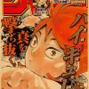 Japanese Cartoon Haikyuu Poster Volleyball Boy Art Painting Kraft Paper Manga Vintage Prints Wall Sticker for 5 - Haikyuu Store