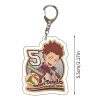Volleyball Boy Key Chain Ring Anime Haikyuu Keyring Cute Cartoon Keychain Sleutelhanger 2023 New Keychain Accessories 5 - Haikyuu Store