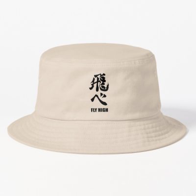 Haikyuu Karasuno Volleyball Club Slogan Fly High Bucket Hat Official Haikyuu Merch