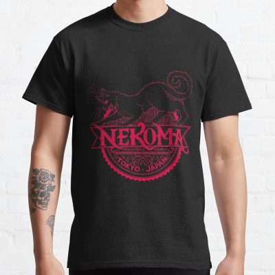 Haikyuu Team Types: Moulin Rogue Nekoma Black T-Shirt Official Haikyuu Merch