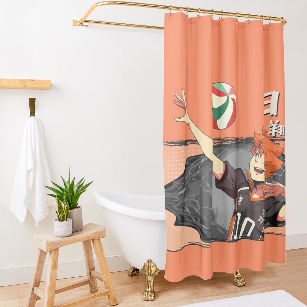 Hinata Shōyō Ultimate Decoy Skyfall | Haikyuu!! Shower Curtain Official Haikyuu Merch